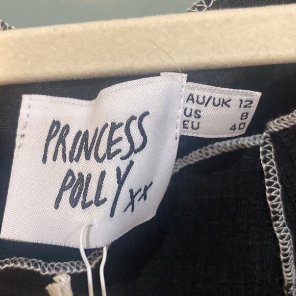 NWT Princess Polly CHRISTA TOP BLACK - Picture 8 of 9